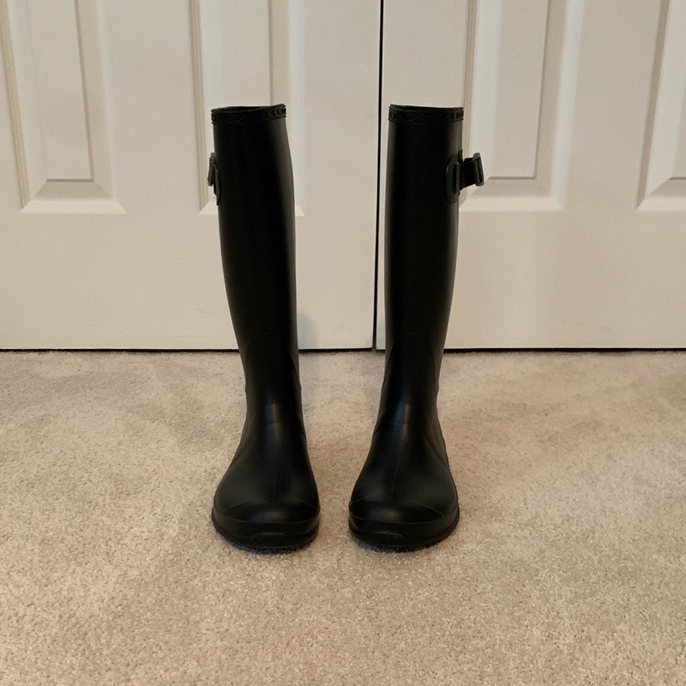 Black Rain Boots